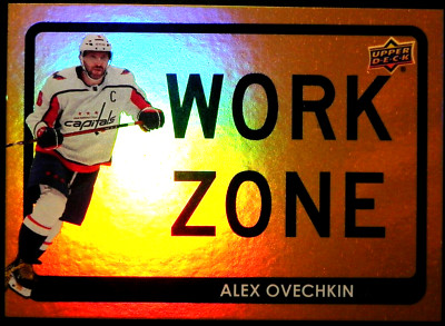 2021-22 21/22 Upper Deck Work Zone WZ-47 Alex Ovechkin Washington Capitals