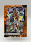 2024 Panini Prizm Bo Nix Orange Cracked Ice Prizm Rookie Card #309 Broncos RC