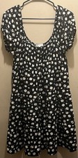 Ultra Flirt Women's Size XL Black Floral Mini Dress FREE SHIPPING