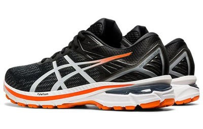 Size 10.5 - ASICS Men's GT 2000 9 Black/ White Orange 1011A983-004