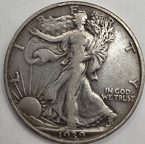 1939-S  50C SILVER  Walking Liberty Half Dollar.  GREAT WAY TO BUY SILVER