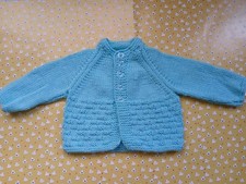 Baby hand knitted  cardigan