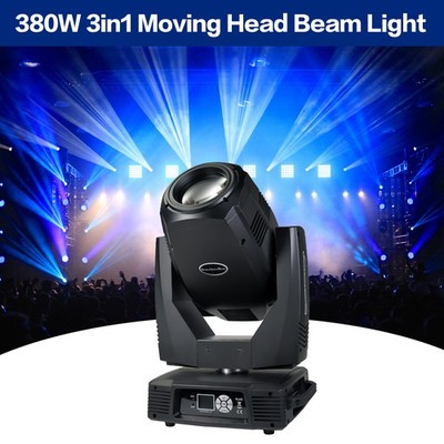 380W BSW Sharpy Beam Spot Wash 3in1 Moving Head Light Dj Bar Stage Lighting 