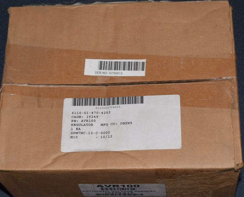 MILITARY MEP-806B GENERATOR AVR100 VOLTAGE REGULATOR 6110-01-470-4253 ...