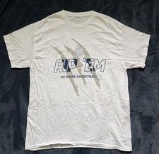 UC Irvine Basketball Rip 'Em Shirt White Mens L Anteaters UCI Health NCAA