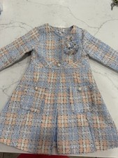 Blueberi Boulevard Girls 4T Tweed Coat NWOT Pearl/gold Buttons