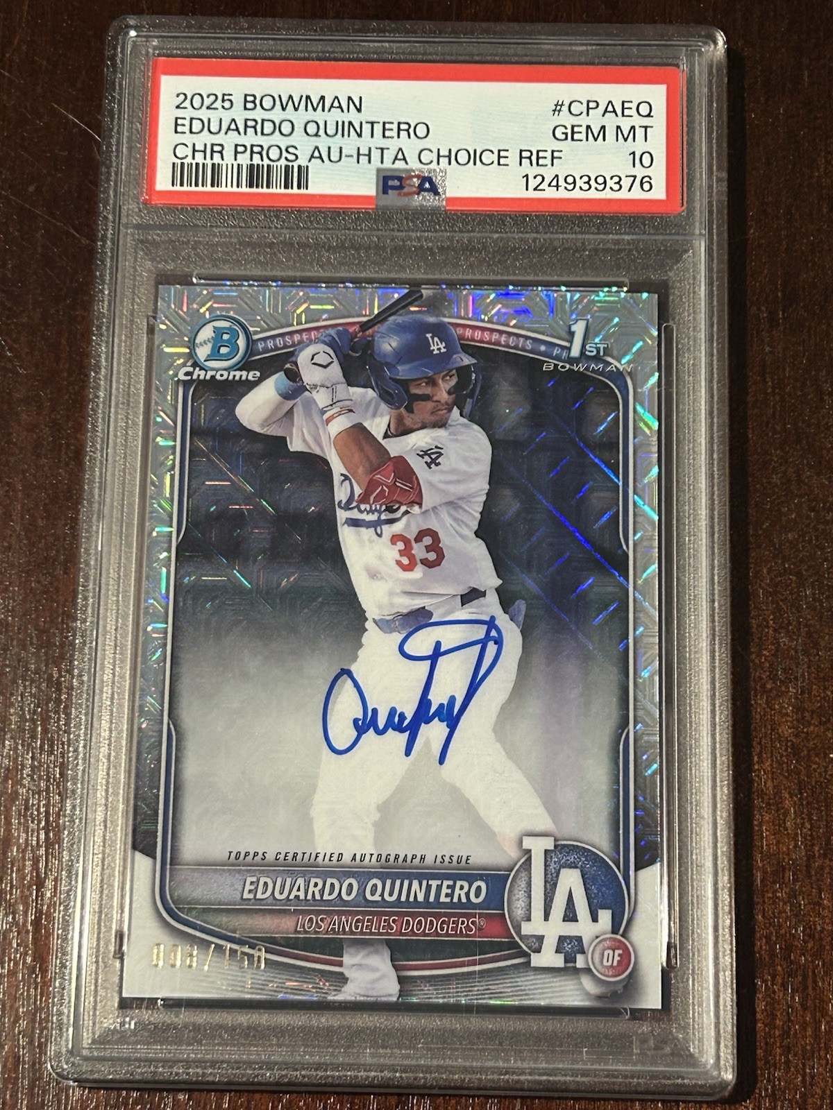 2025 Bowman Bowman Chrome Refractor Refractor front