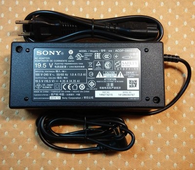 New Original OEM Sony KDL-32W650A,KDL-32W600A TV ACDP-085E02 19.5V AC/DC Adapter