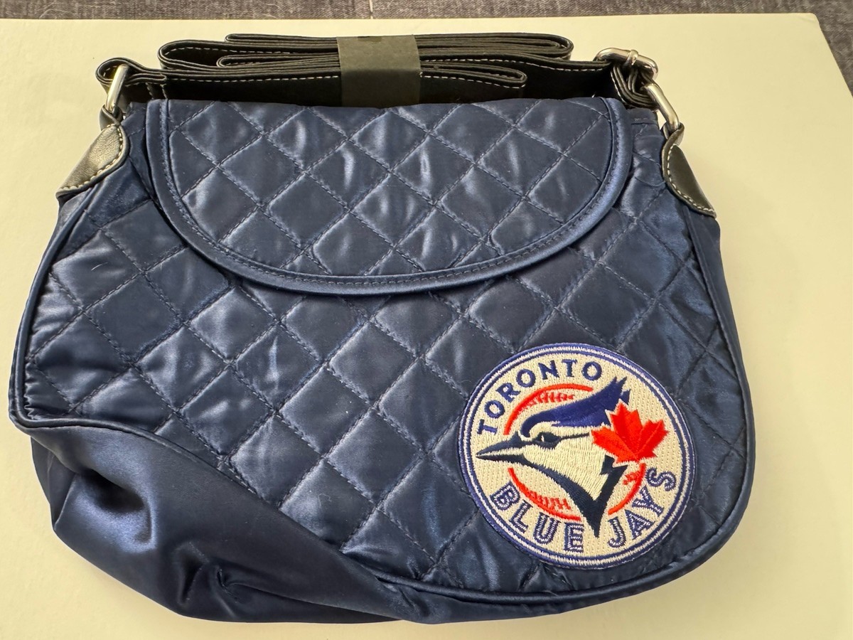 NBA Toronto Blue Jays Baseball Blue Quilted Bag Shoulder Strap 