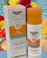 Eucerin Oil Control Dry Touch Sun Gel Cream Ultra Light Acne Skin SPF50 50ml