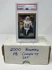 2000 Bowman Tom Brady Rookie Card PSA 7 w/ Complete Set of 2000 Bowman Football