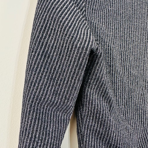 Kookai Gunmetal Glitter Knit Cropped Long Sleeve Top 2 AU 10 Lurex Metallic - Picture 15 of 21