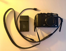 Canon PowerShot G7 Compact Camera 10MP Black 6x Zoom f/2.8 w/ Battery & Charger