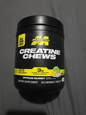 Creatine Chews, Citrus Burst, 90 Chewable Tablets (1 g per Tablet)