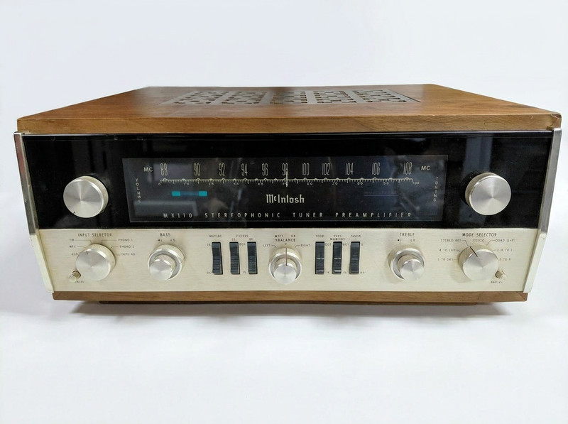 McIntosh MX110 Preamplifier/Tuner including Telefunken tubes