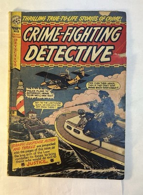 Crime-Fighting Detective #13 (1950) L.B. Cole Cover Star Publications