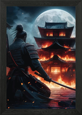 Sekiro samurai game Framed Wall Art Poster Canvas Print Picture