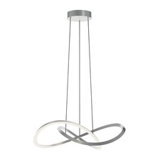 AFX Lighting Celeste 24 LED Pendant, Satin Ni...