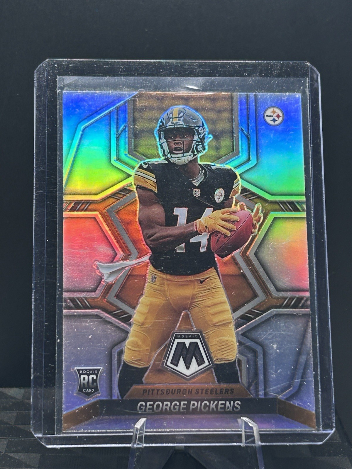 2022 Panini Mosaic - Rookies George Pickens #318 Silver Prizm Variations (RC)