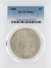 1886 Morgan Silver Dollar PCGS MS64 S$1 Philadelphia Minted No Reserve