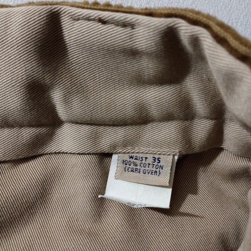 Bills Khakis Men's Pants Waist 35 New With Tags 100% Cotton Brown - Imagen 6 de 9