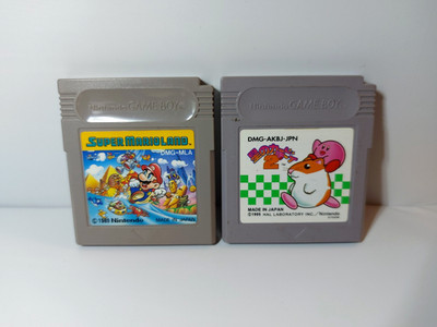 Super Mario Land Kirby's Dream Land 2 carts set Nintendo Gameboy GB Japan ver.