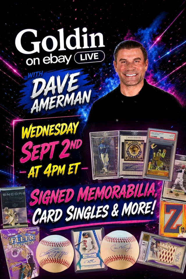 Griffey Auto Grails, Kobe Rookies, HOF Legends & Sealed Wax w/ Dave Amerman