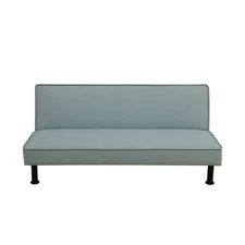 Lake-Green Calico Living Room Sofabed
