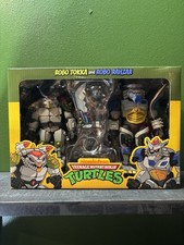 NECA  TMNT Robo Tokka & Robo Rahzar Playset Boxed