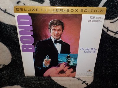 James Bond The Spy Who Loved Me Letterbox Laserdisc LD Roger Moore Free Ship $50