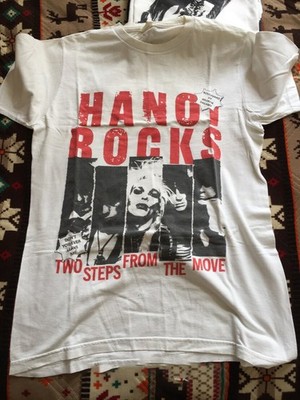 Vtg Hanoi Rocks Two steps from the move T-shirt All Size S to 5XL NZ283