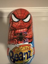 Mighty Beanz Marvel Spider-Man Tin With Beanz 42 Total Mighty Beanz Lot