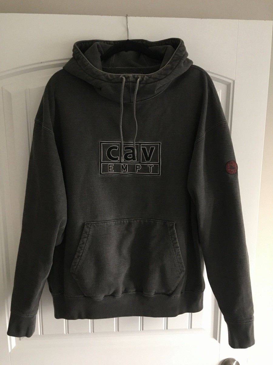 CAV EMPT OVERDYE HOODIE SWEATSHIRT SIZE XL MADE IN JAPAN | eBay