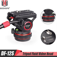 DF-12S Tripod Heavy Duty Fluid Head with Stepless Adjustable pan head,for Manfro