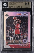 2019-20 HOOPS PREMIUM STOCK PRIZMS SILVER #220 NASSIR LITTLE BGS 9.5