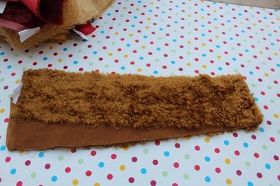 Steiff Schulte Mohairstoff  17 x 140 cm - A28