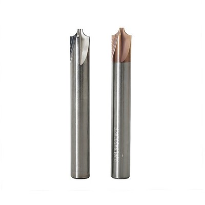 HRC56 Coated Carbide Inner R End Mill, Reverse R Arc Cutter for Steel & Aluminum