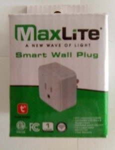 MaxLite WiFi Smart Wall Plug (Google and Alexa Compatible) NEW SEALED IN BOX