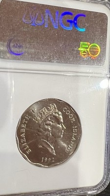 RARE 1992 Cook Islands $1 NGC From The Infamous Mad Marty