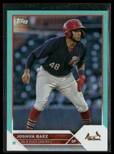 Joshua Baez 2023 Topps Pro Debut #PD-37 Aqua Palm Beach Cardinals
