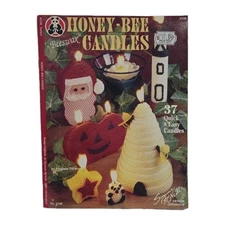Honey-Bee Candles 1995 Craft Booklet 37 Beeswax Holiday Christmas Projects