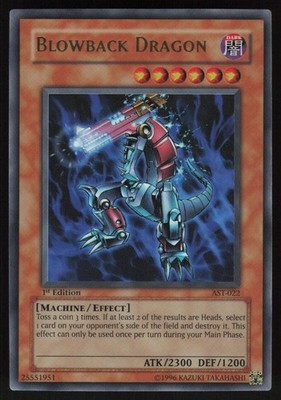 Blowback Dragon AST-022 Ancient Sanctuary 1st Edition Ultra Rare YU-GI-OH