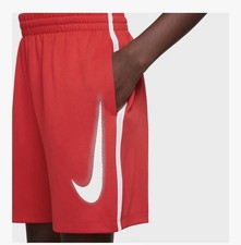 Nike Boy's Dri-Fit Graphic Training Shorts Small/University Red
