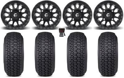 Fuel Vector 14'' Wheels Black 28'' Regulator 2 Tires Can-Am Maverick X3
