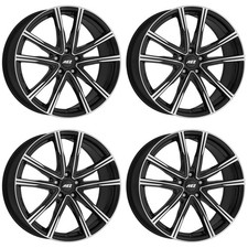 4 Alu Felgen AEZ Montreal dark 7.5Jx18 5x112 für Skoda Octavia