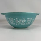 PYREX Turquoise Amish Buttercream 442 1 1/2 Quart Mixing Bowl Teal Cinderella