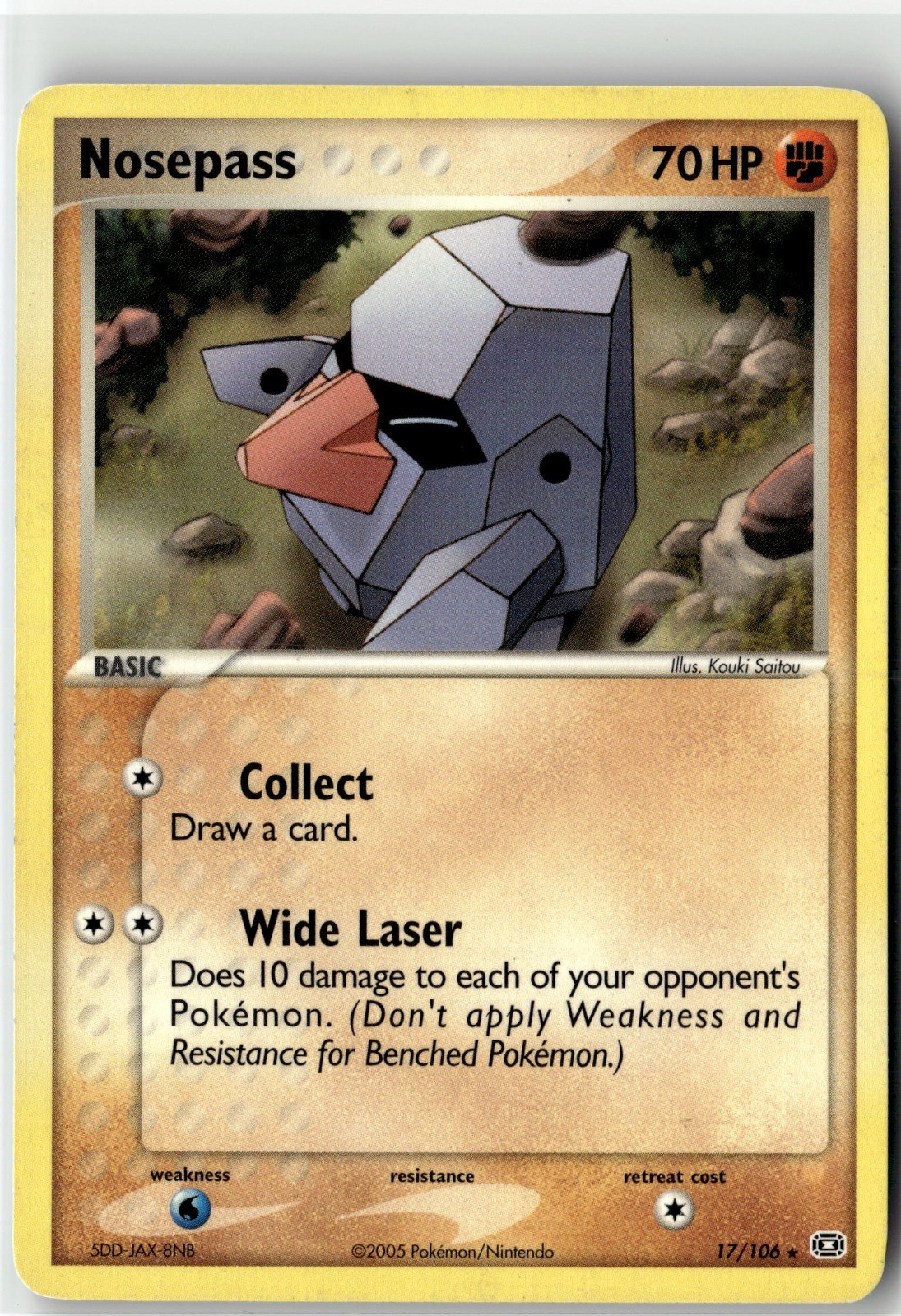 Nosepass Rare Emerald 17/106 NM