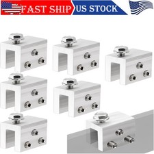6PCS Standing Seam Roof Clamps Metal Fixing Clamps Racking Bracket Solar Panel