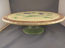 Bordallo Pinheiro Portugal Morning Glory Cake Stand