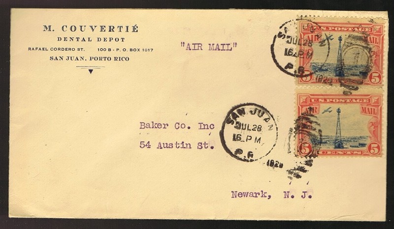 1928 C11 Beacon 1929 use from Puerto Rico [B33]